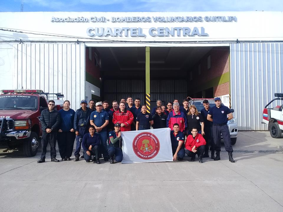 Capacitaci n de los bomberos de Chaco Academia Nacional de Bomberos